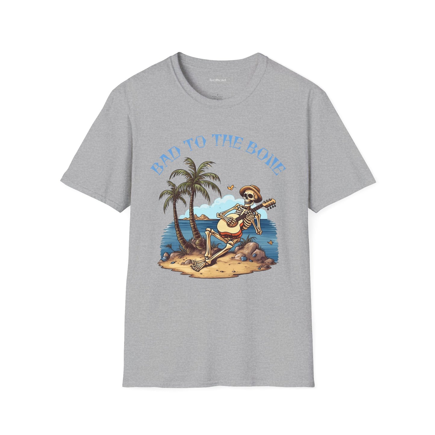 Bad to the Bone Unisex Softstyle T-Shirt 100% Cotton Graphic