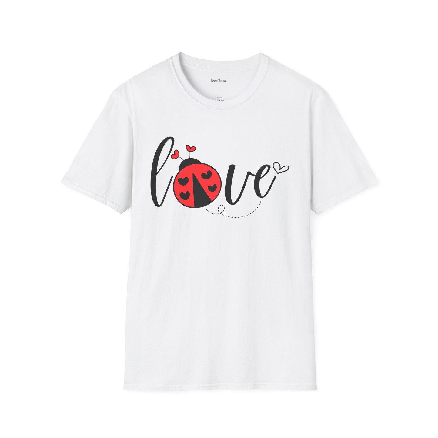 Ladybug Love Unisex Soft T-Shirt 100% Cotton Graphic
