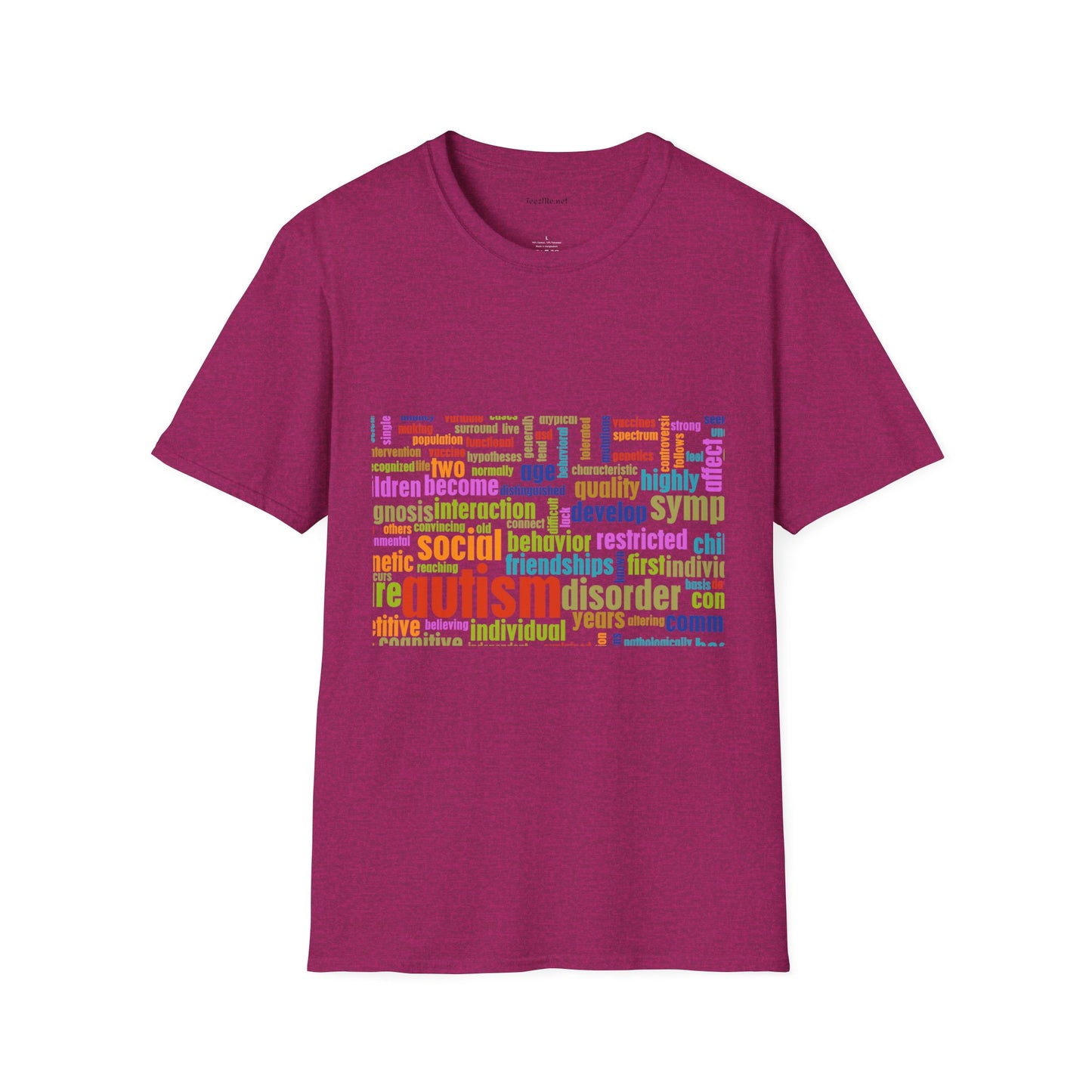 AUTISM speaks- Unisex Softstyle T-Shirt 100% Cotton Graphic