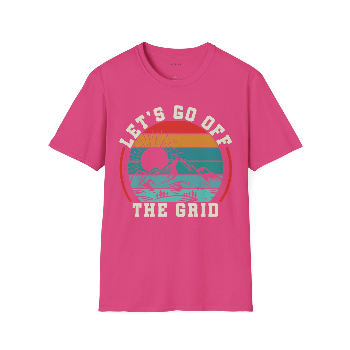 Off Grid - Unisex Softstyle T-Shirt 100% Cotton Graphic