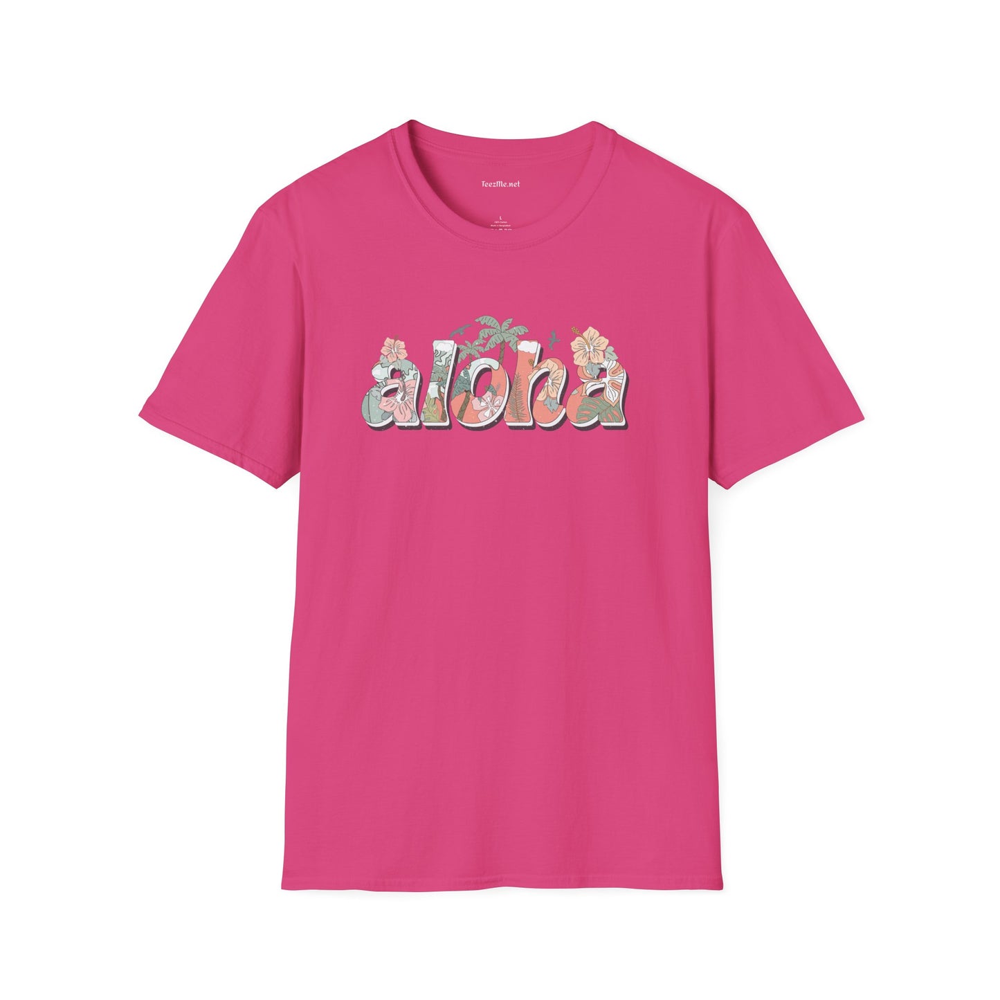 Aloha Unisex Softstyle T-Shirt 100% Cotton Graphic