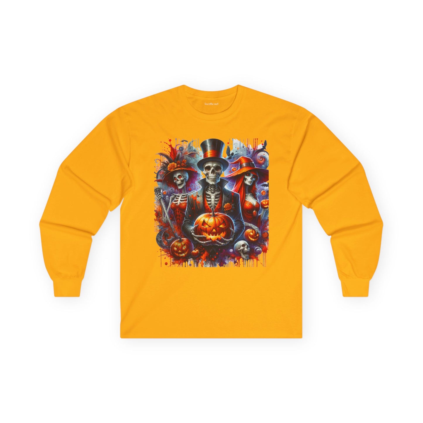 Halloween Skeletons 01 Unisex Ultra Cotton Long Sleeve Tee