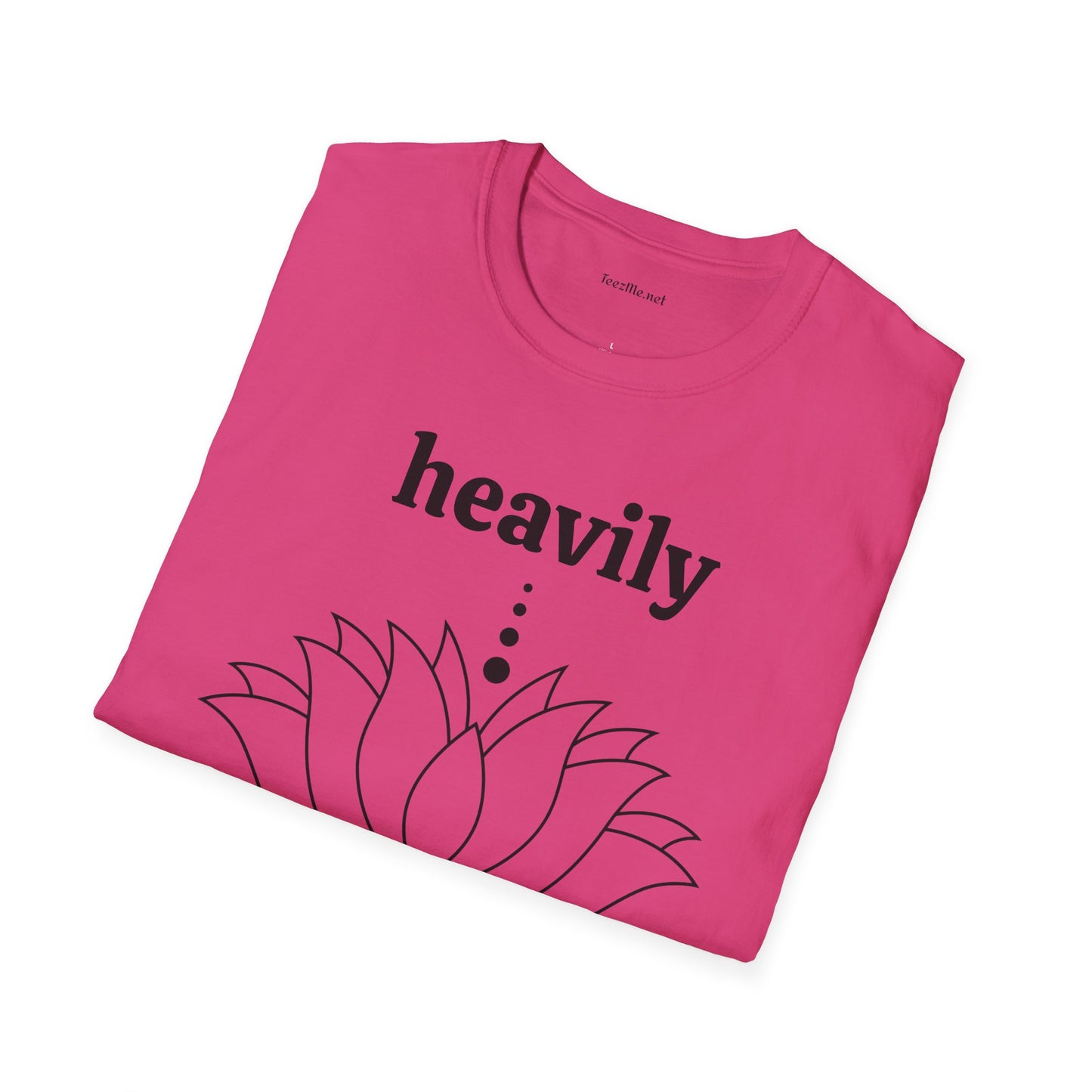 Heavily Meditated - Unisex Softstyle T-Shirt 100% Cotton Graphic
