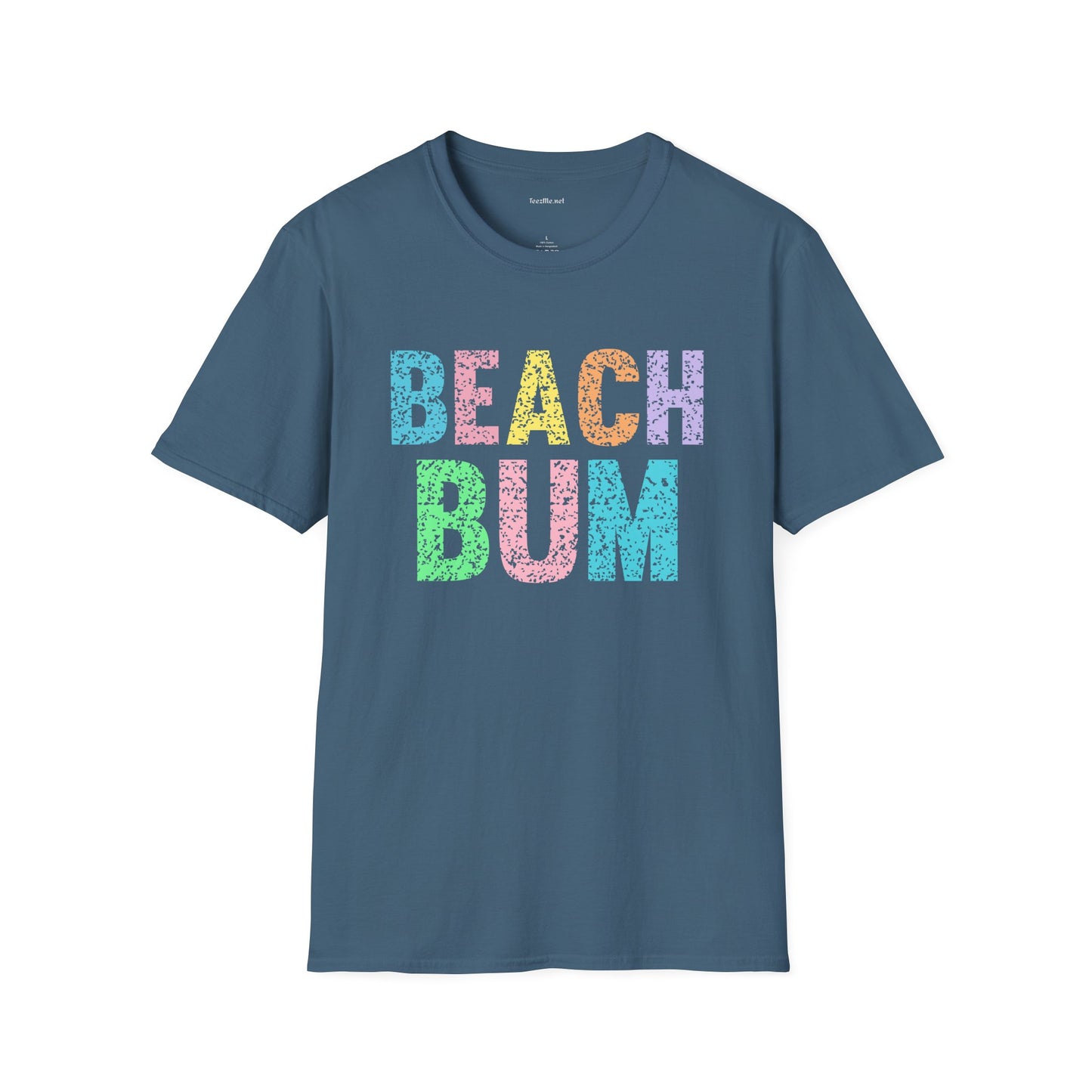Beach Bum - Unisex Softstyle T-Shirt 100% Cotton Graphic