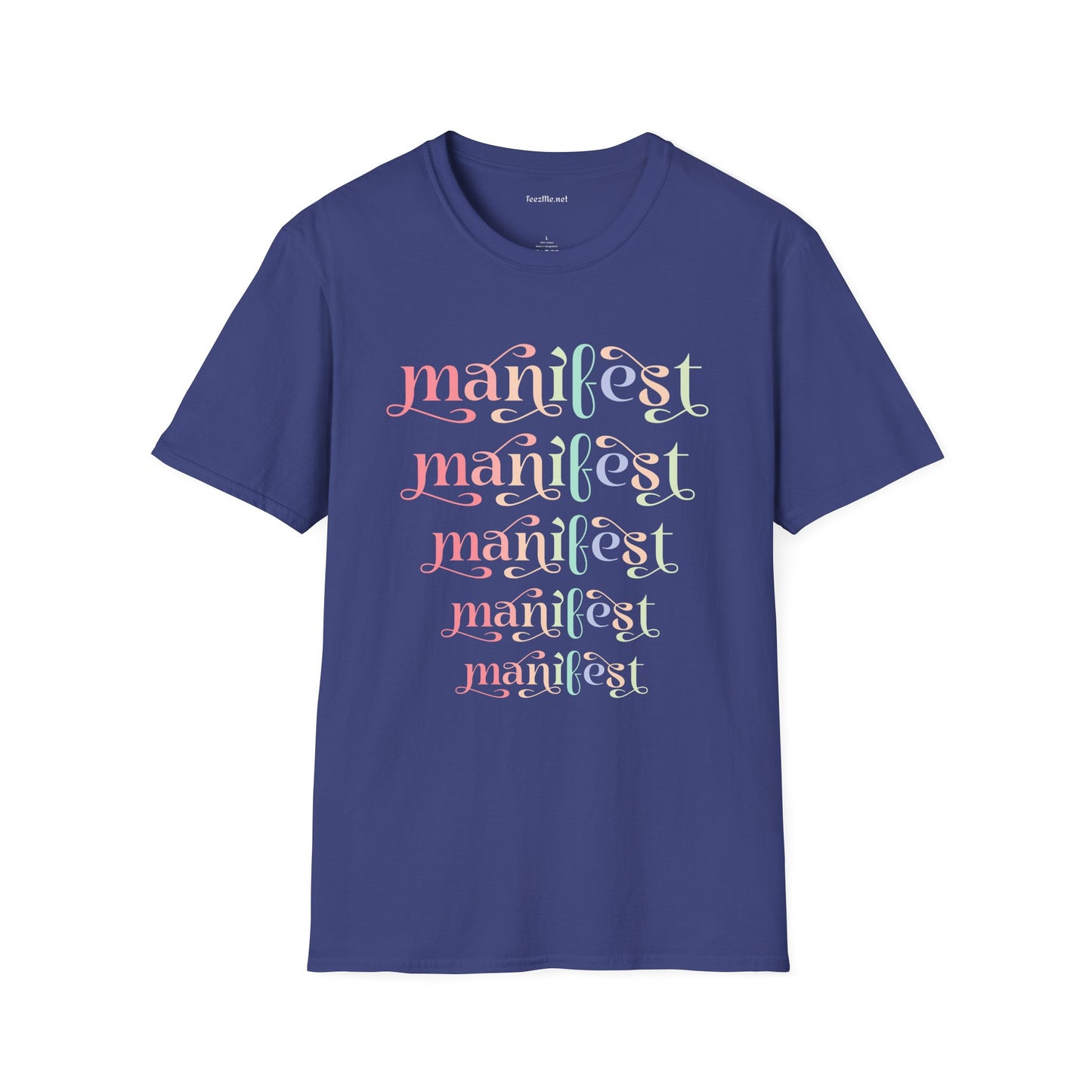 Manifest Unisex Softstyle T-Shirt 100% Cotton Graphic