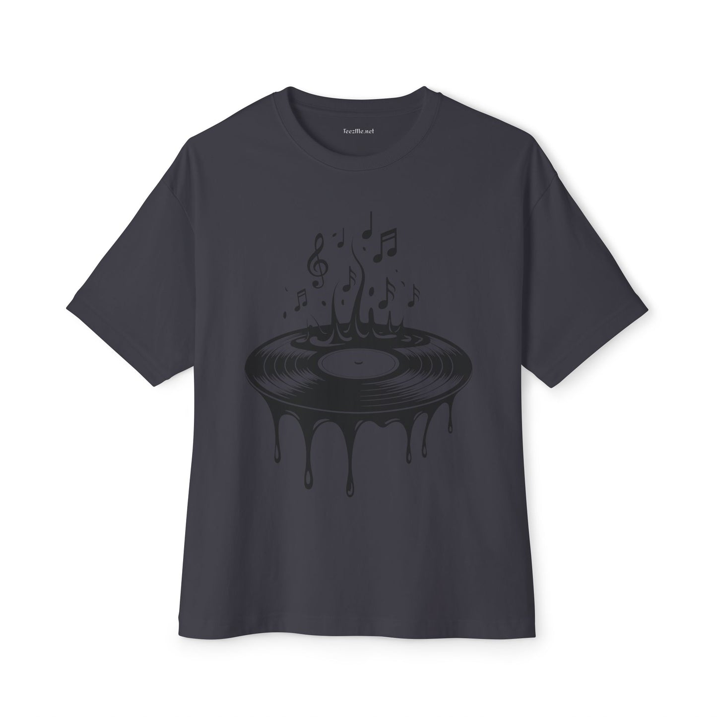 Spinning Vinyl (1) Unisex Oversized Boxy Tee