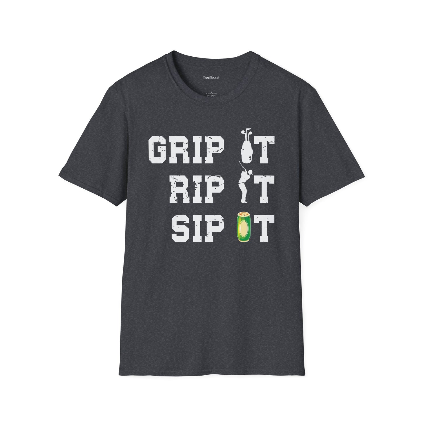 Funny Golf Unisex Softstyle T-Shirt 100% Cotton
