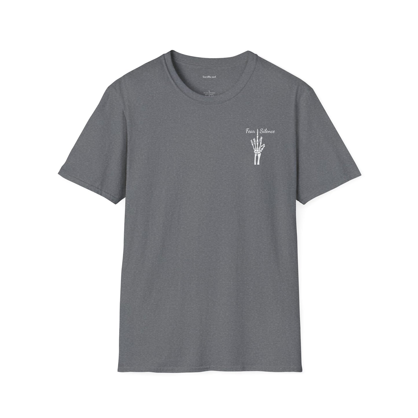 Fear Silence - Unisex Softstyle T-Shirt 100% Cotton Graphic