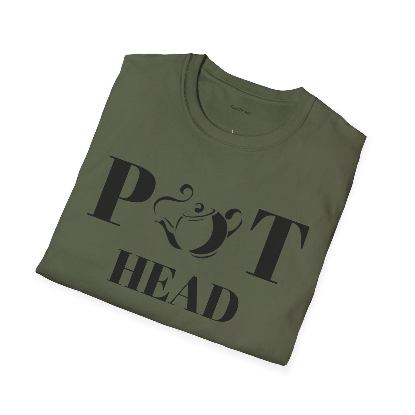 Pot Head - Unisex Softstyle T-Shirt 100% Cotton Graphic