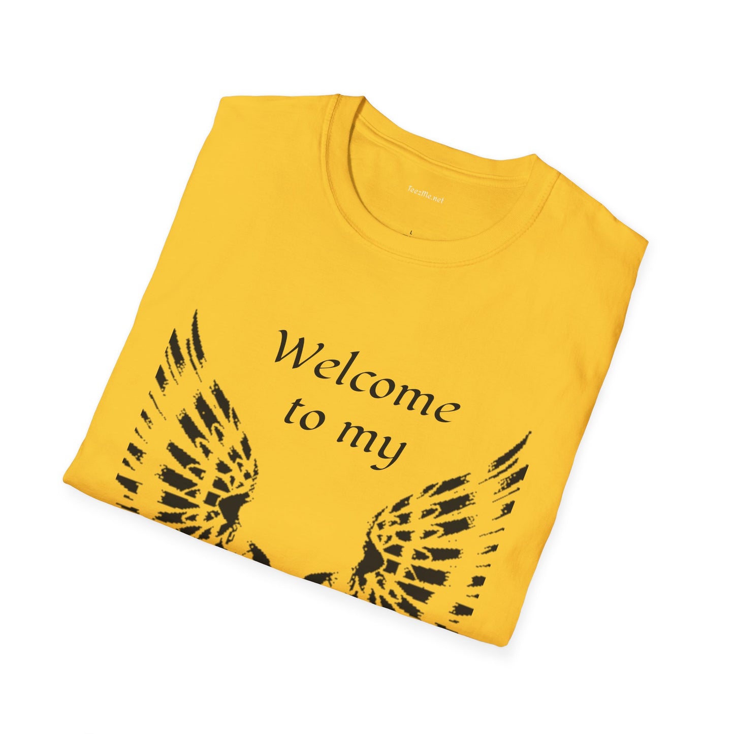 Welcome to my DARKSIDE - Unisex Softstyle T-Shirt 100% Cotton Graphic