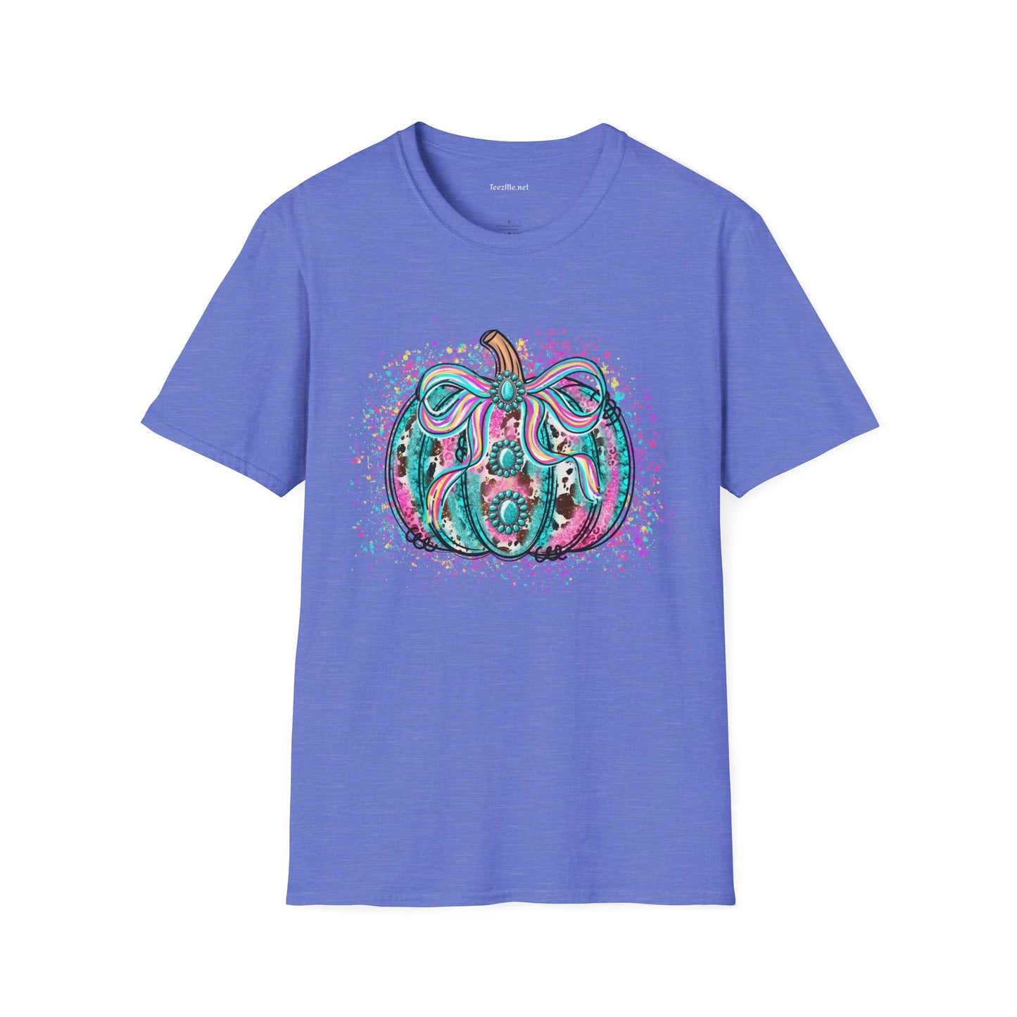 Pumpkin Colorful Unisex Softstyle T-Shirt 100% Cotton