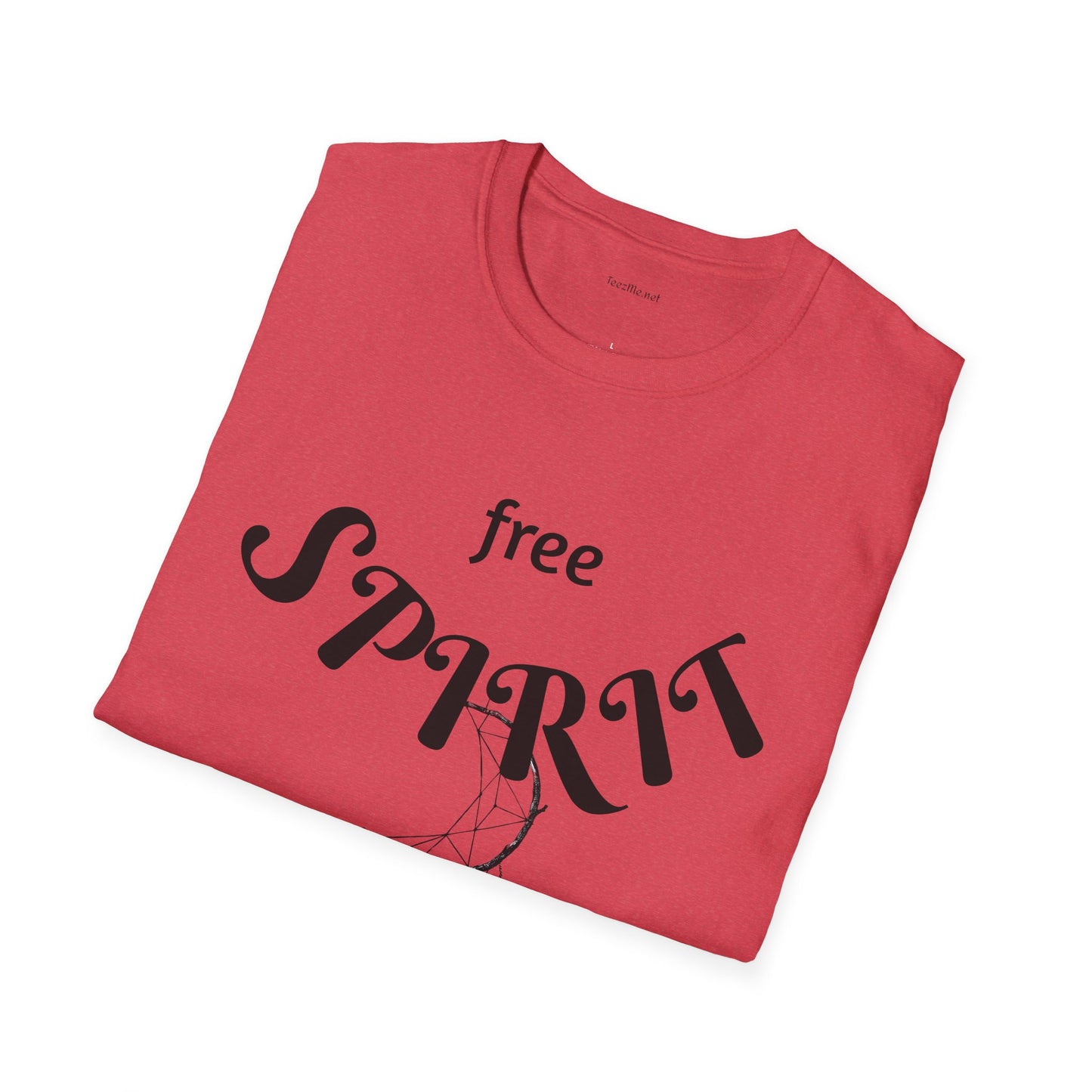 free SPIRIT - Unisex Softstyle T-Shirt 100% Cotton Graphic