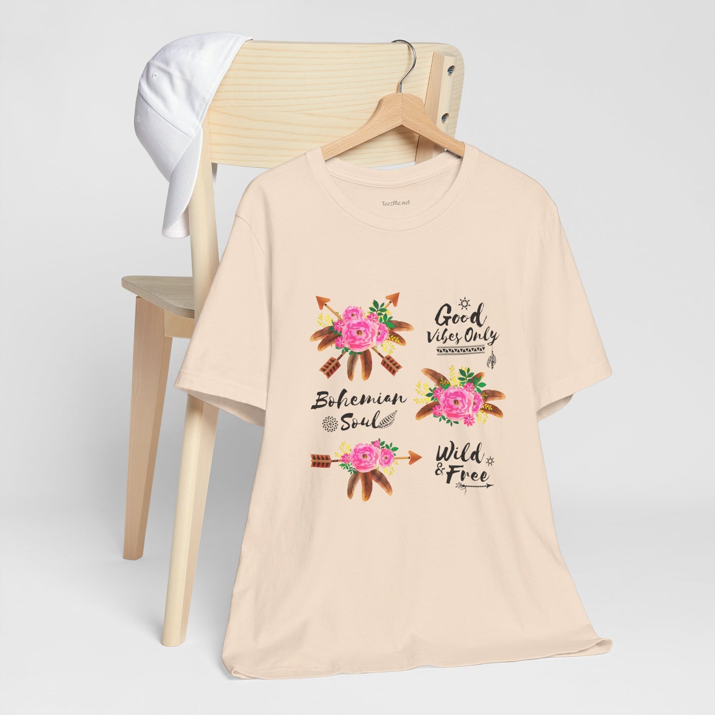 Wild & Free - Unisex Jersey Short Sleeve Tee #BOHO