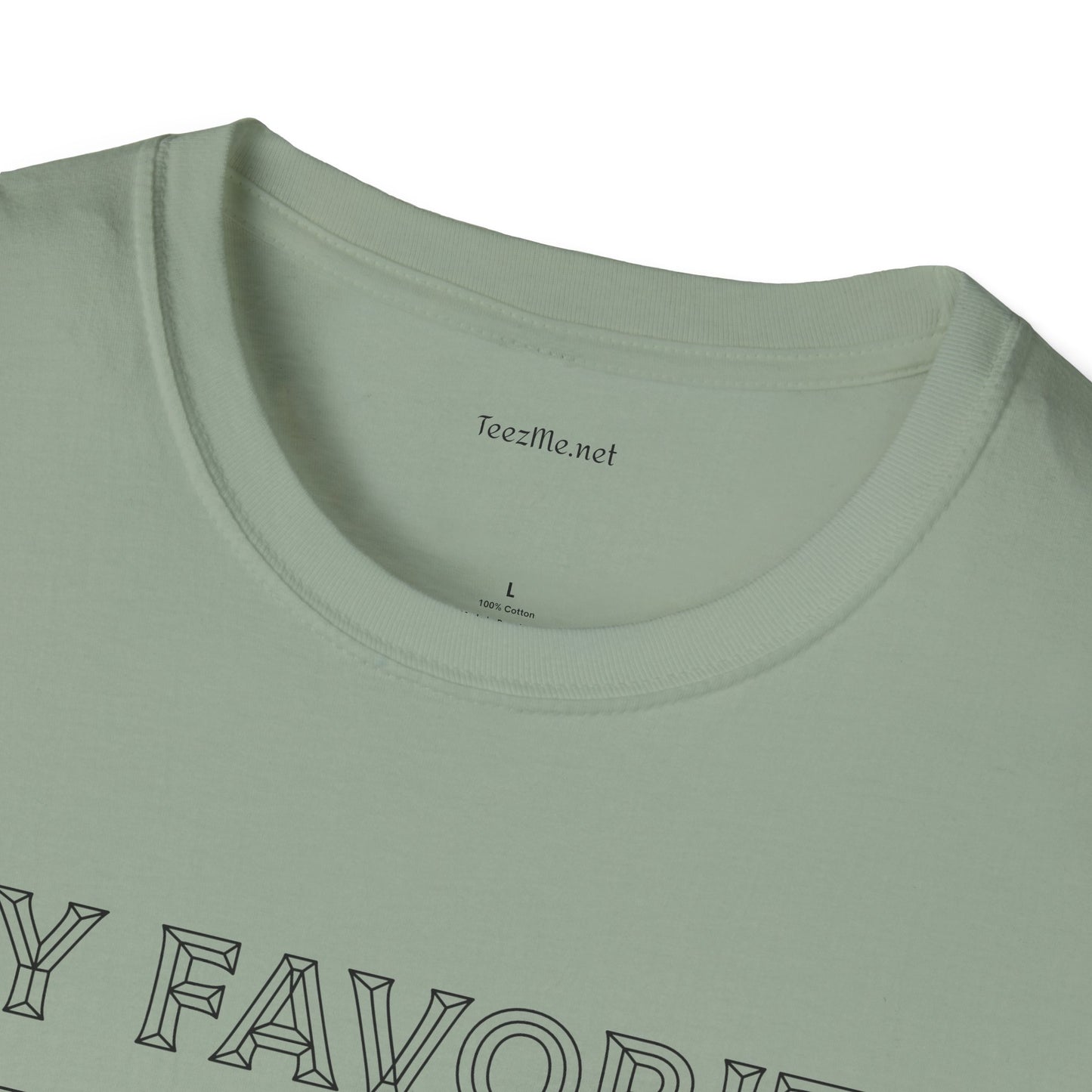 My favorite mistake - Unisex Softstyle T-Shirt 100% Cotton Graphic