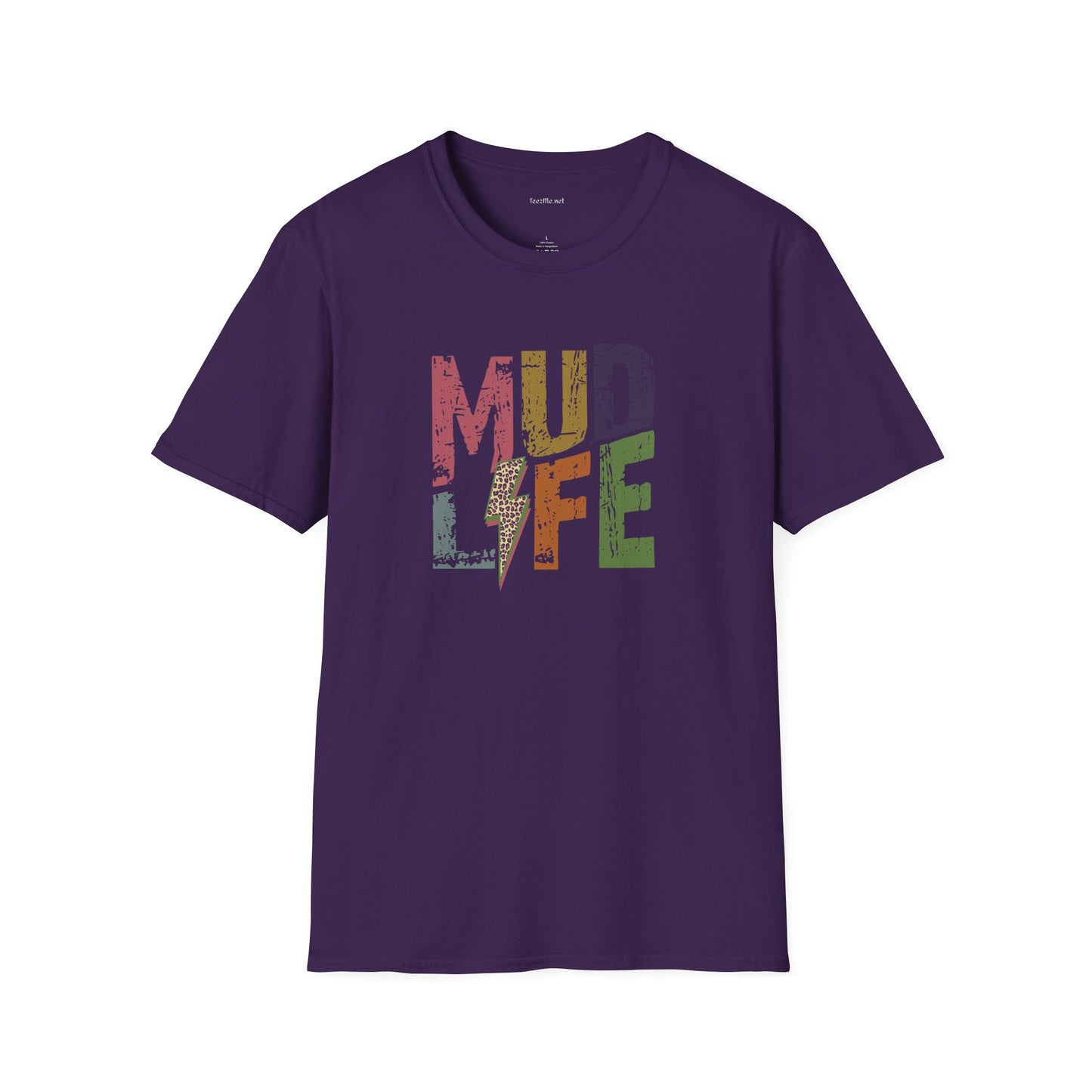 MUD LIFE - Unisex Softstyle T-Shirt 100% Cotton Graphic