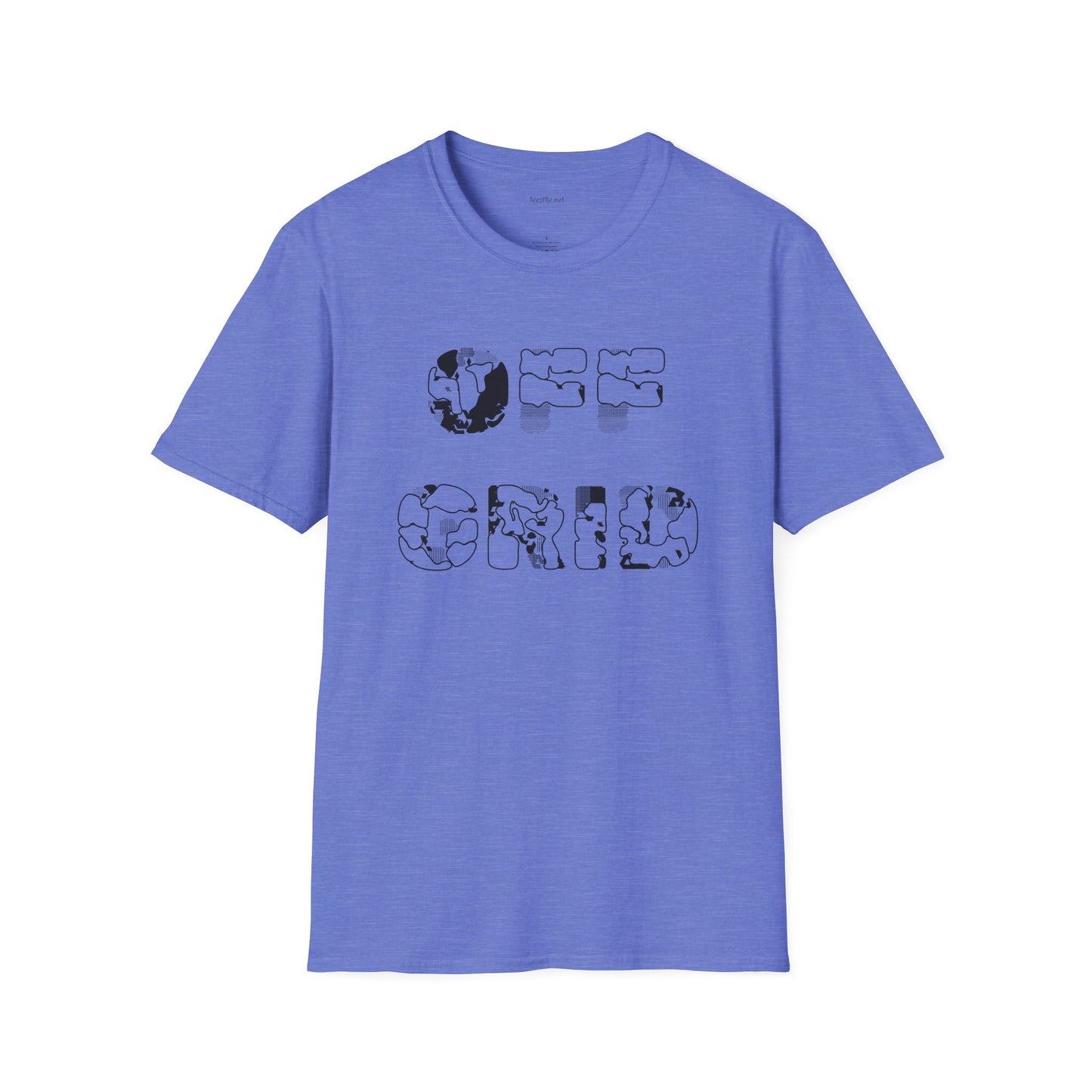 OFF GRID - Unisex Softstyle T-Shirt 100% Cotton Graphic