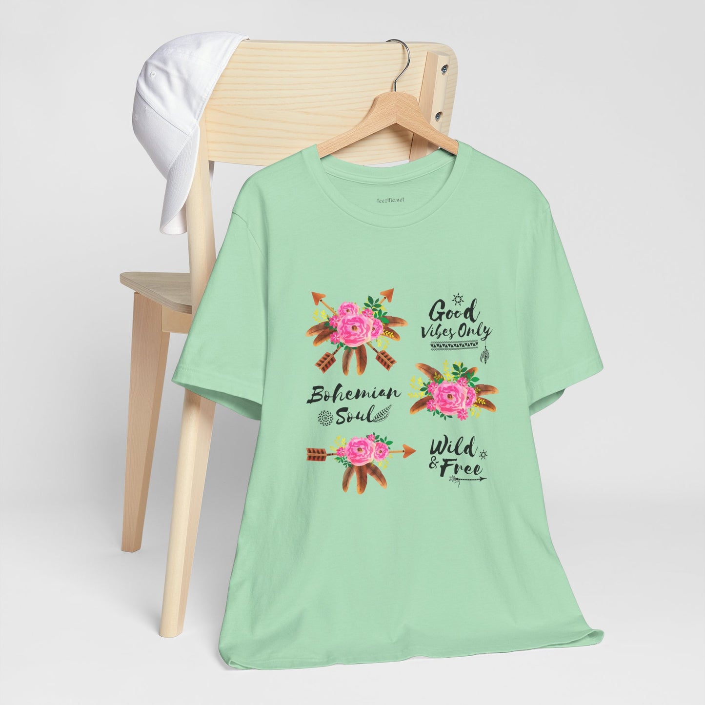 Wild & Free - Unisex Jersey Short Sleeve Tee #BOHO