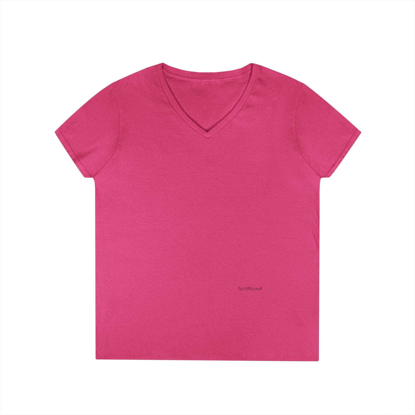 Angel Wings (back) - Ladies' V-Neck T-Shirt 100% cotton