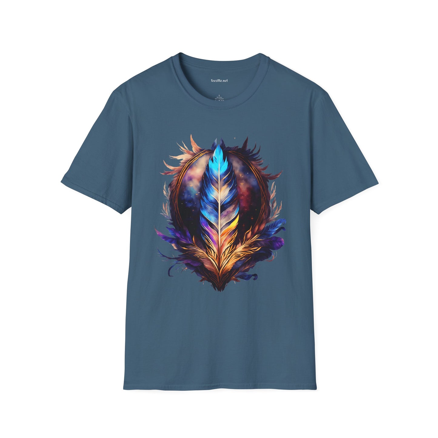 Eagle Feather Unisex Softstyle T-Shirt 100% Cotton Graphic