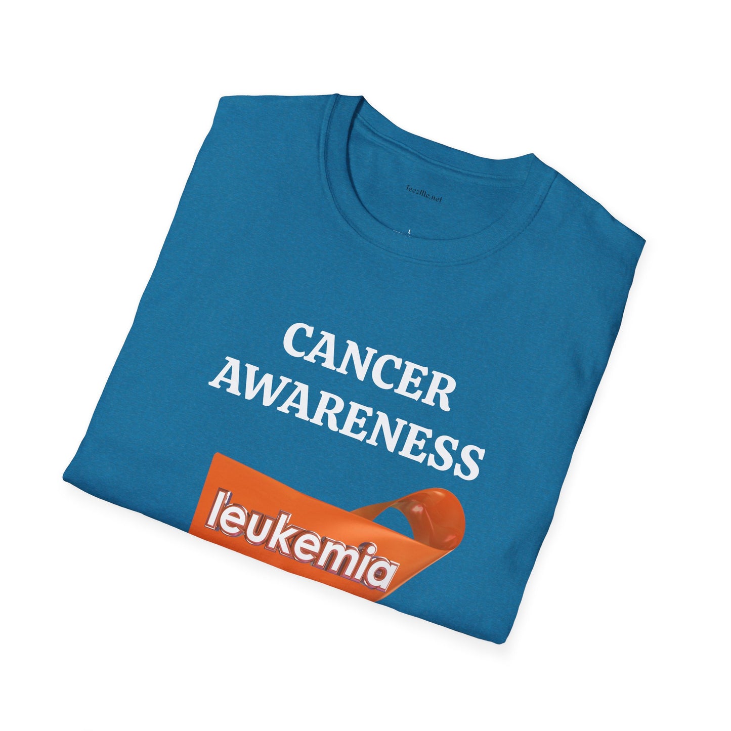Leukemia Cancer Awareness - Unisex Softstyle T-Shirt 100% Cotton Graphic