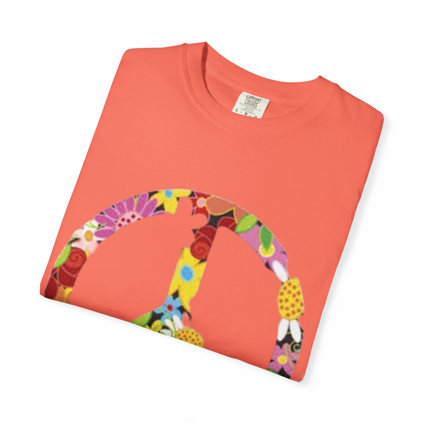 Peace Sign Unisex Garment-Dyed T-shirt