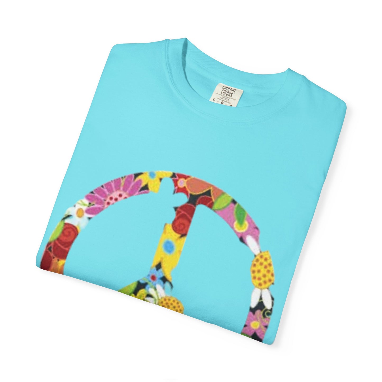 Peace Sign Unisex Garment-Dyed T-shirt