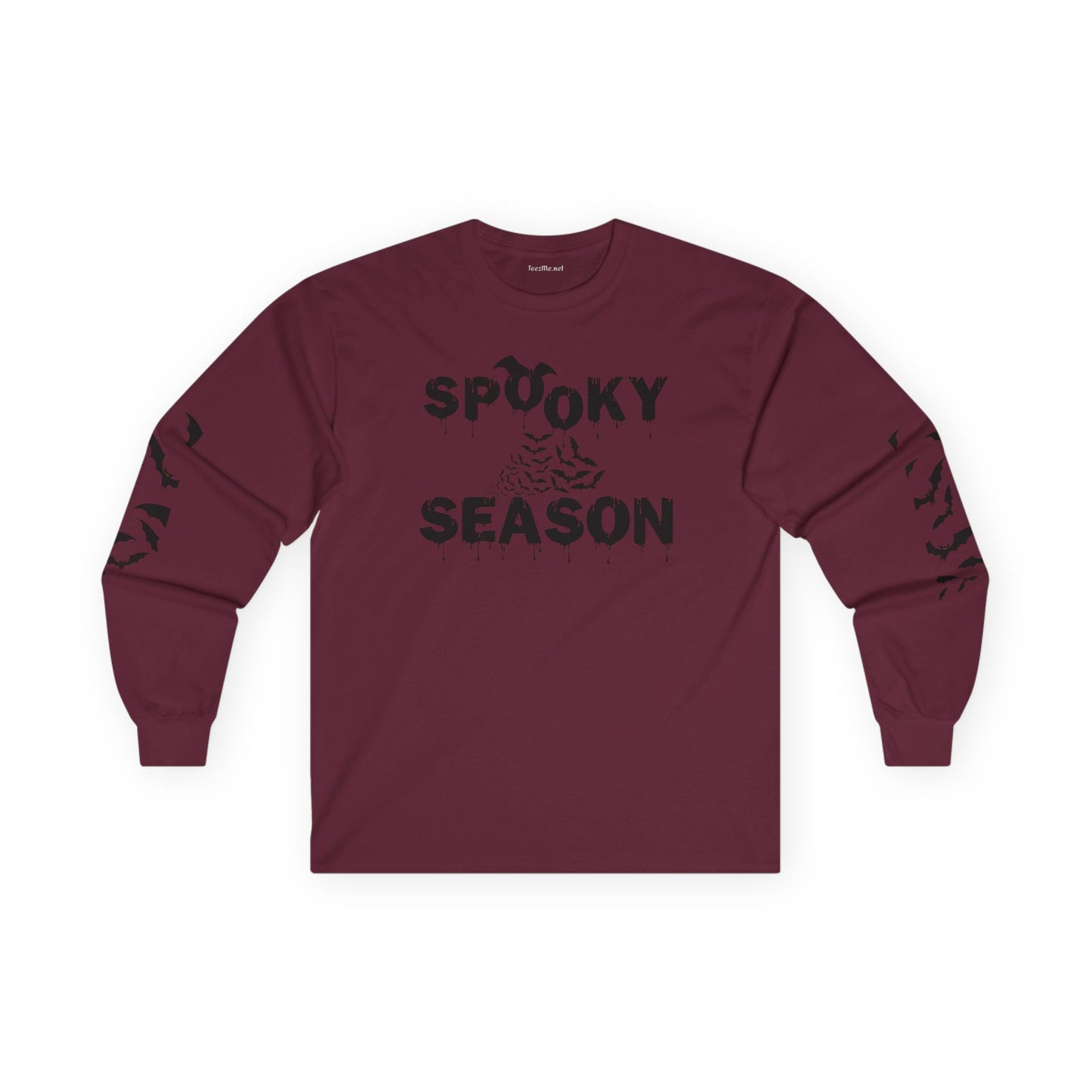 Spooky Season with Bats Unisex Ultra Cotton Long Sleeve Tee