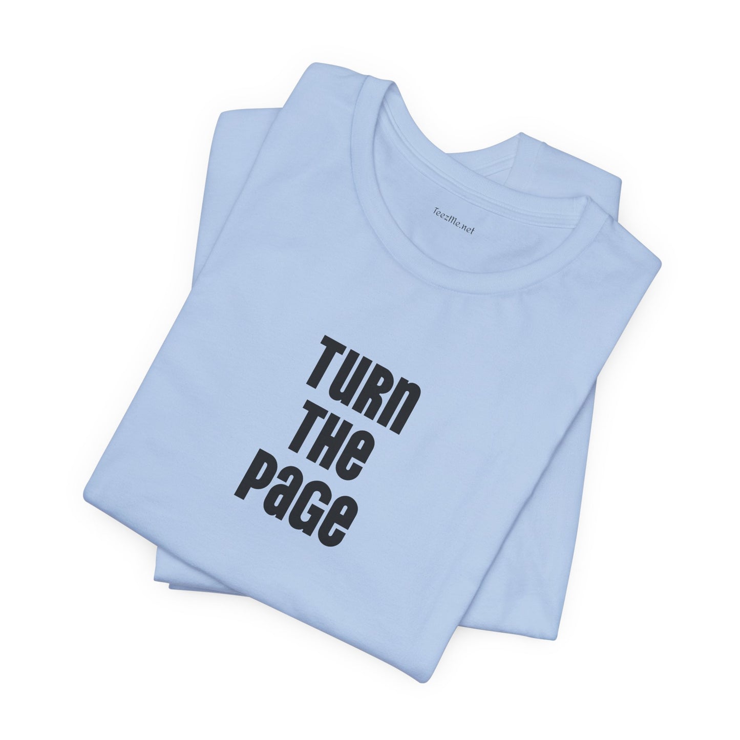 Turn the Page - Unisex Jersey Short Sleeve Tee