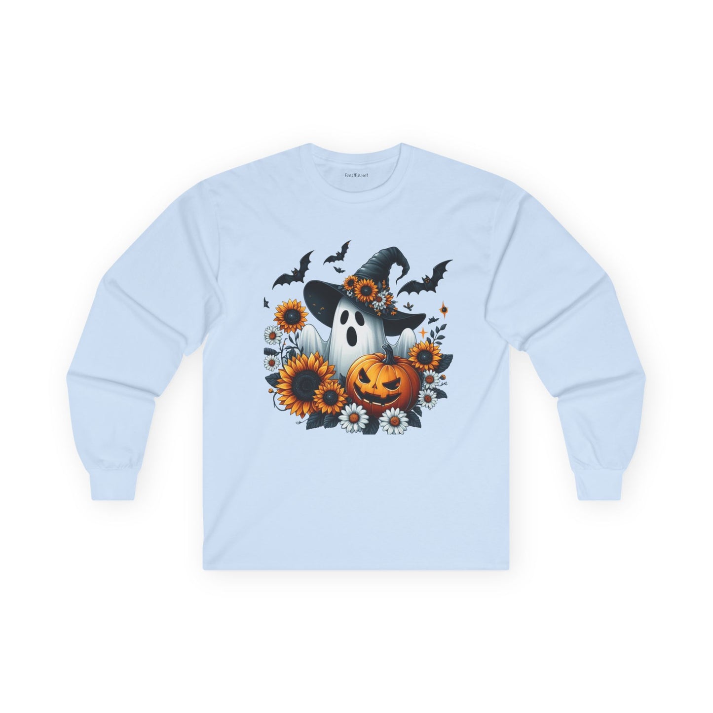 Pumpkin Ghost Harvest Unisex Ultra Cotton Long Sleeve Tee