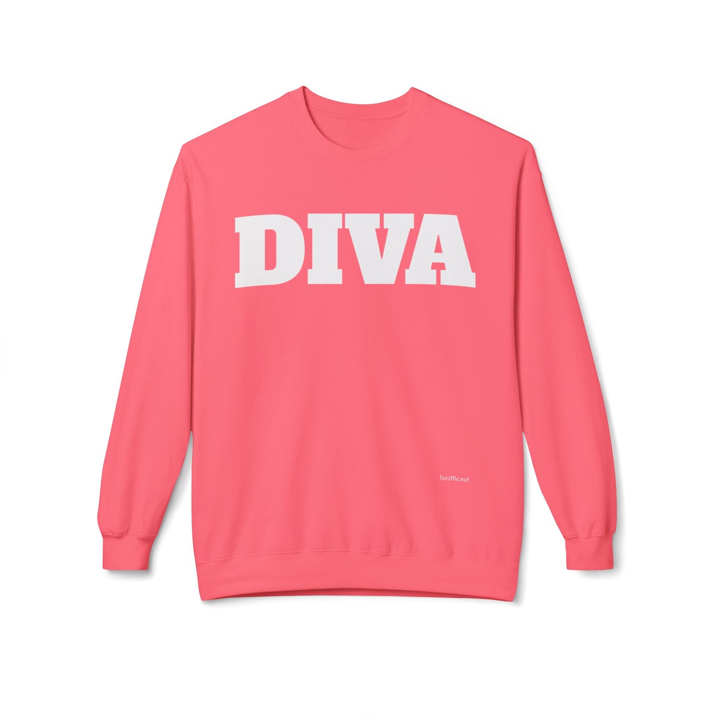 DIVA - Unisex Midweight Softstyle Fleece Crewneck Sweatshirt