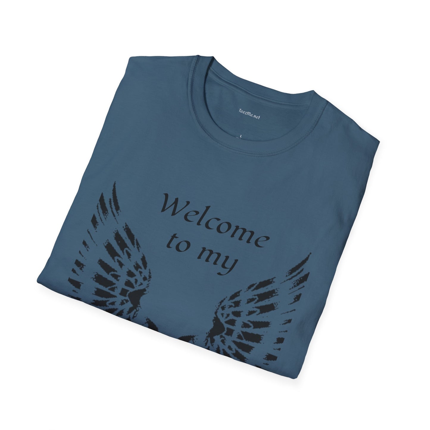 Welcome to my DARKSIDE - Unisex Softstyle T-Shirt 100% Cotton Graphic