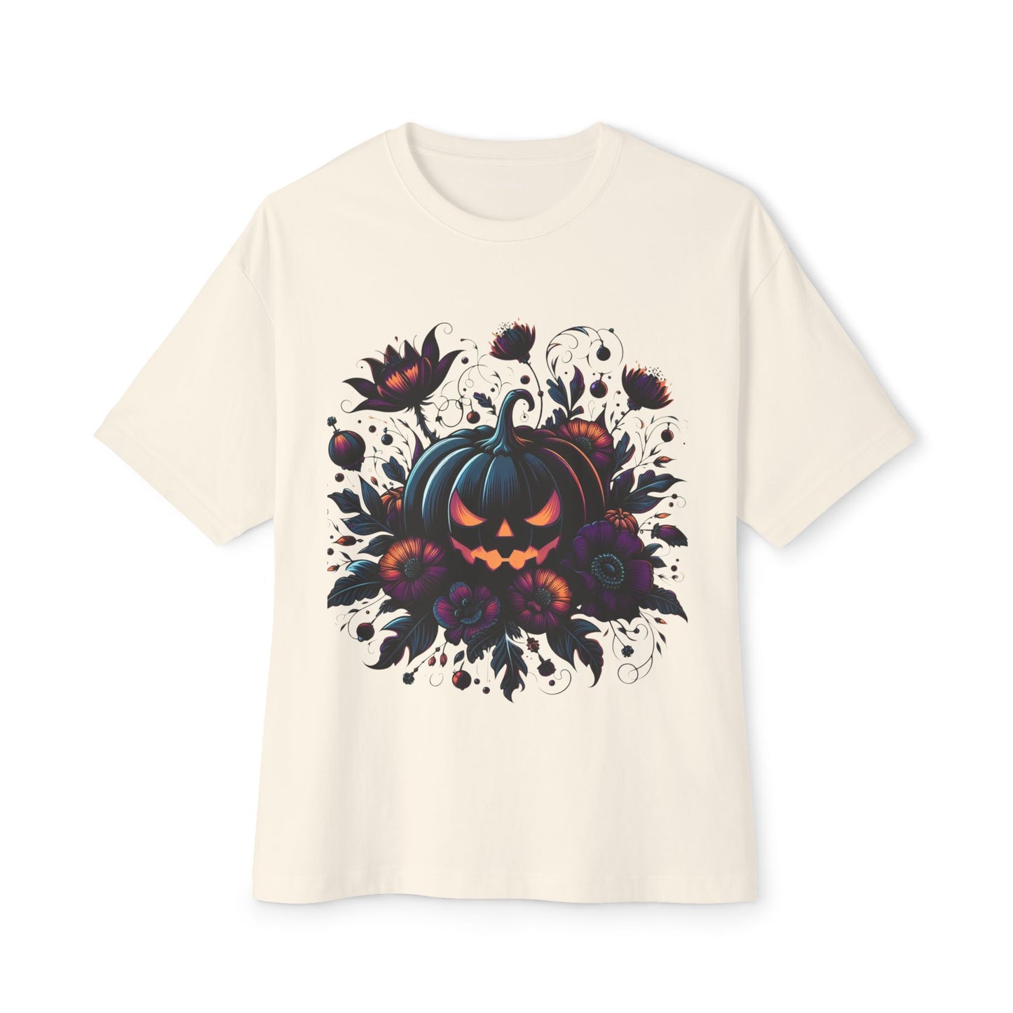 Goth Pumpkin1 - Unisex Oversized Boxy Tee
