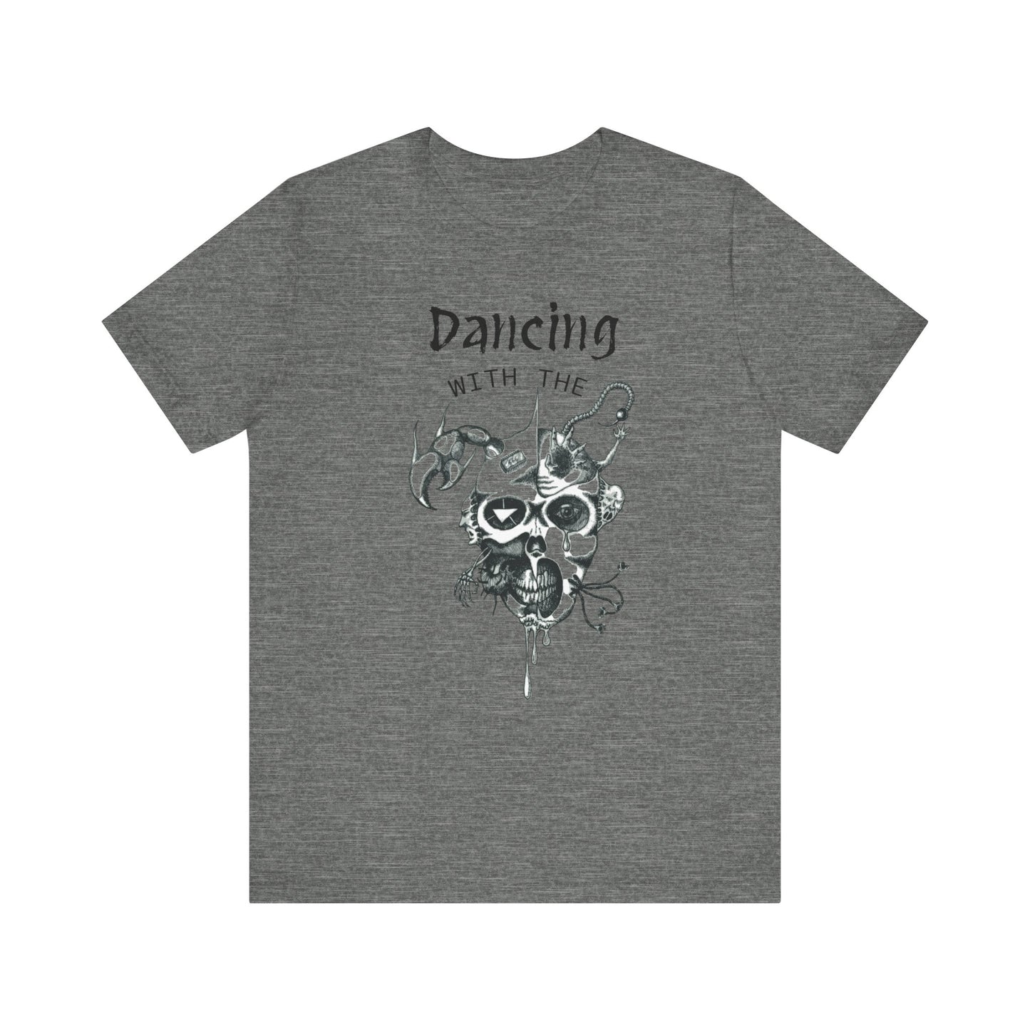 Dancing with the Devil (image) - Unisex Jersey Short Sleeve Tee