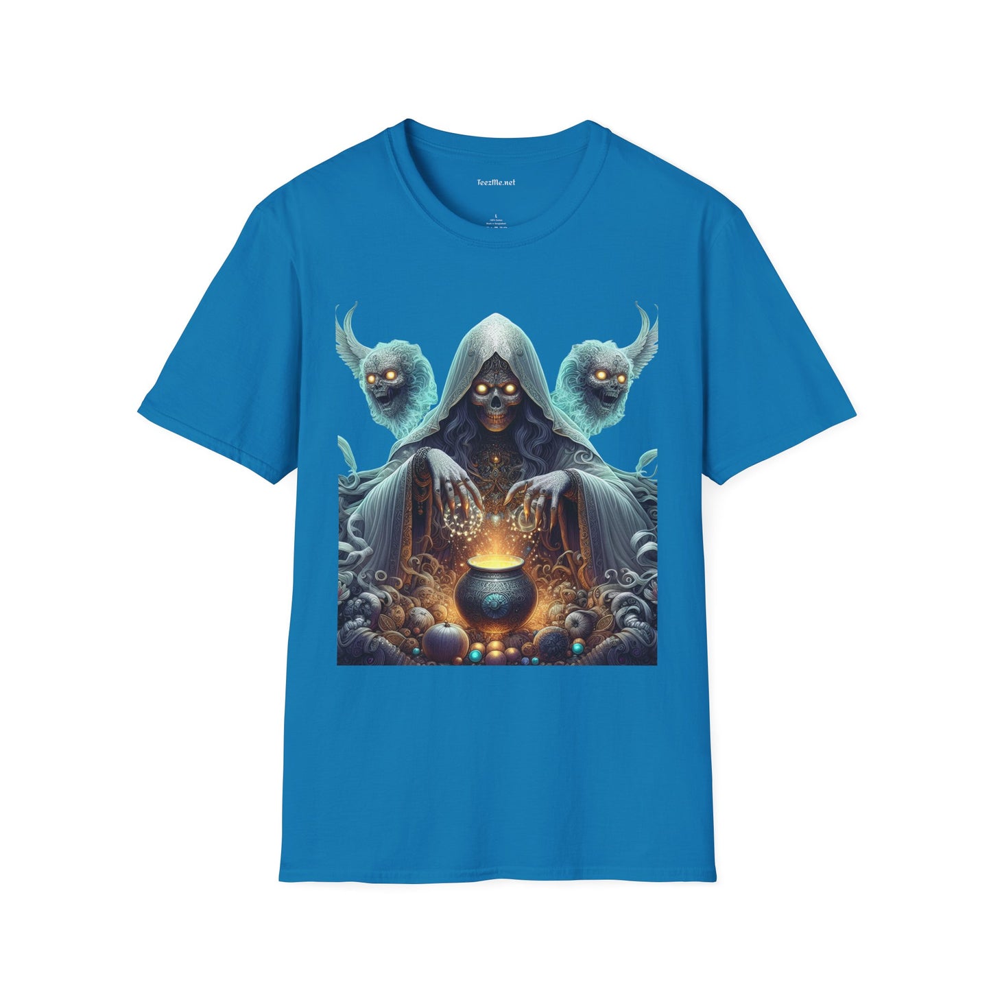 Anime Witch (4) Unisex Softstyle T-Shirt 100% Cotton Graphic