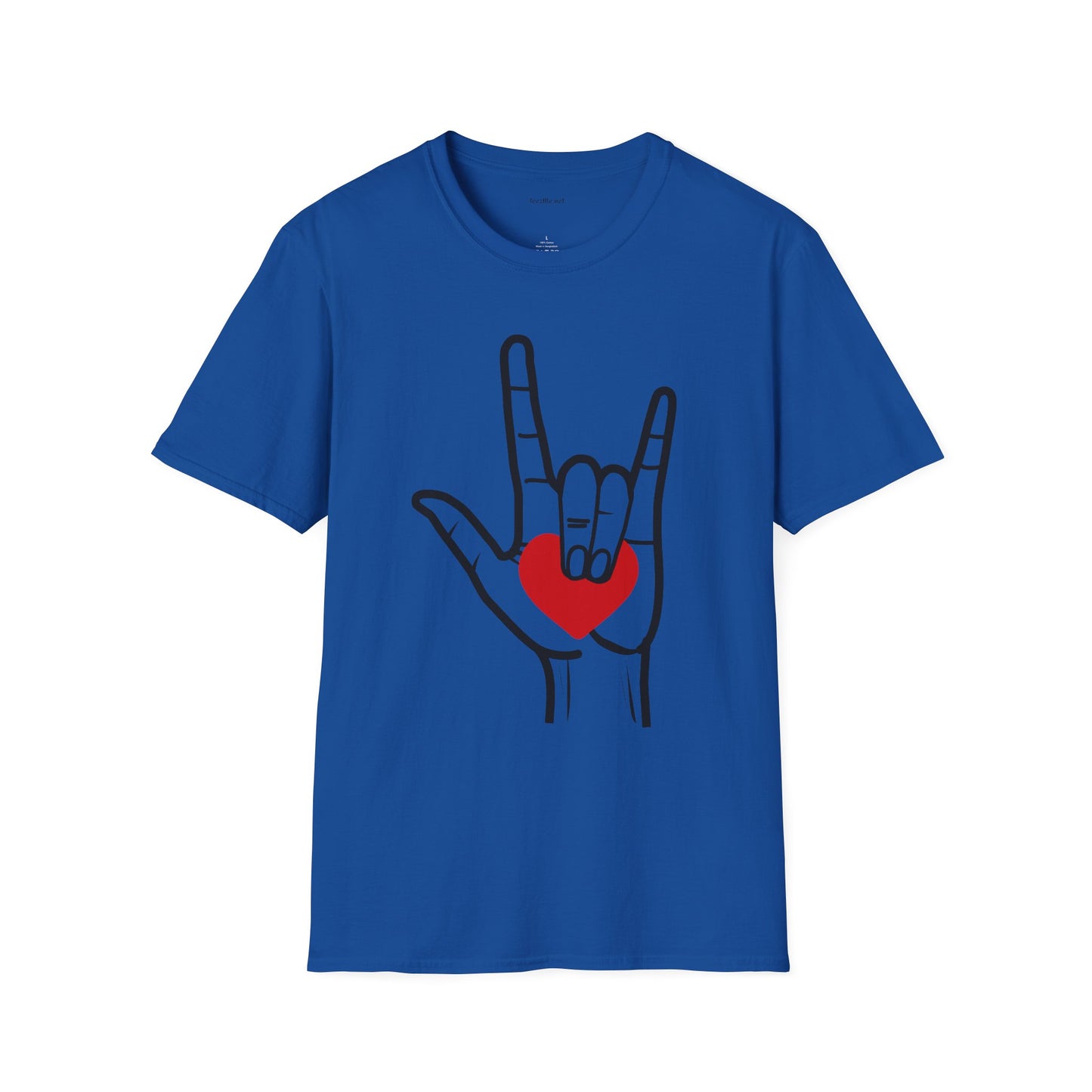 ASL Love  - Unisex Softstyle T-Shirt 100% Cotton Graphic