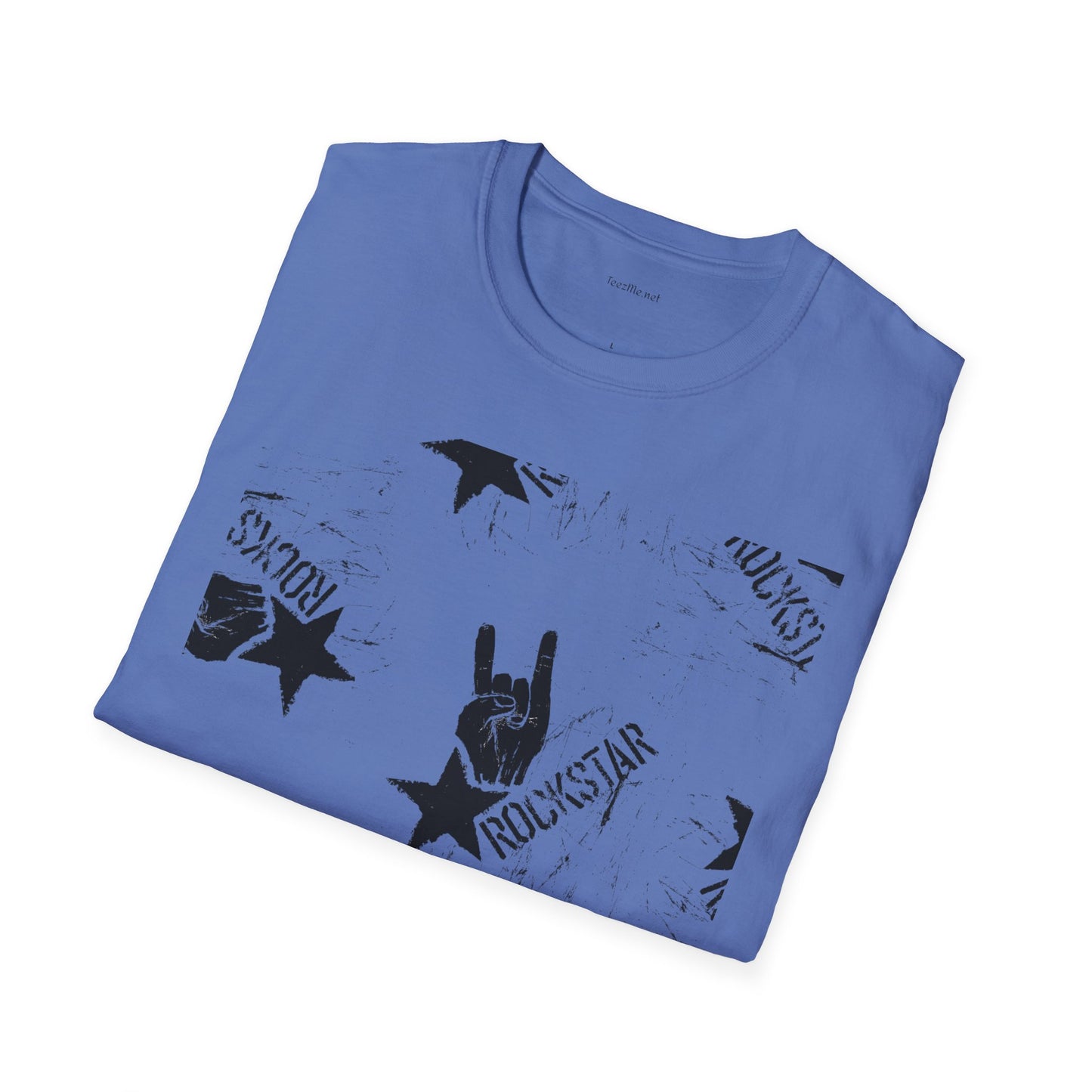 ROCK STAR illustation - Unisex Softstyle T-Shirt 100% Cotton Graphic