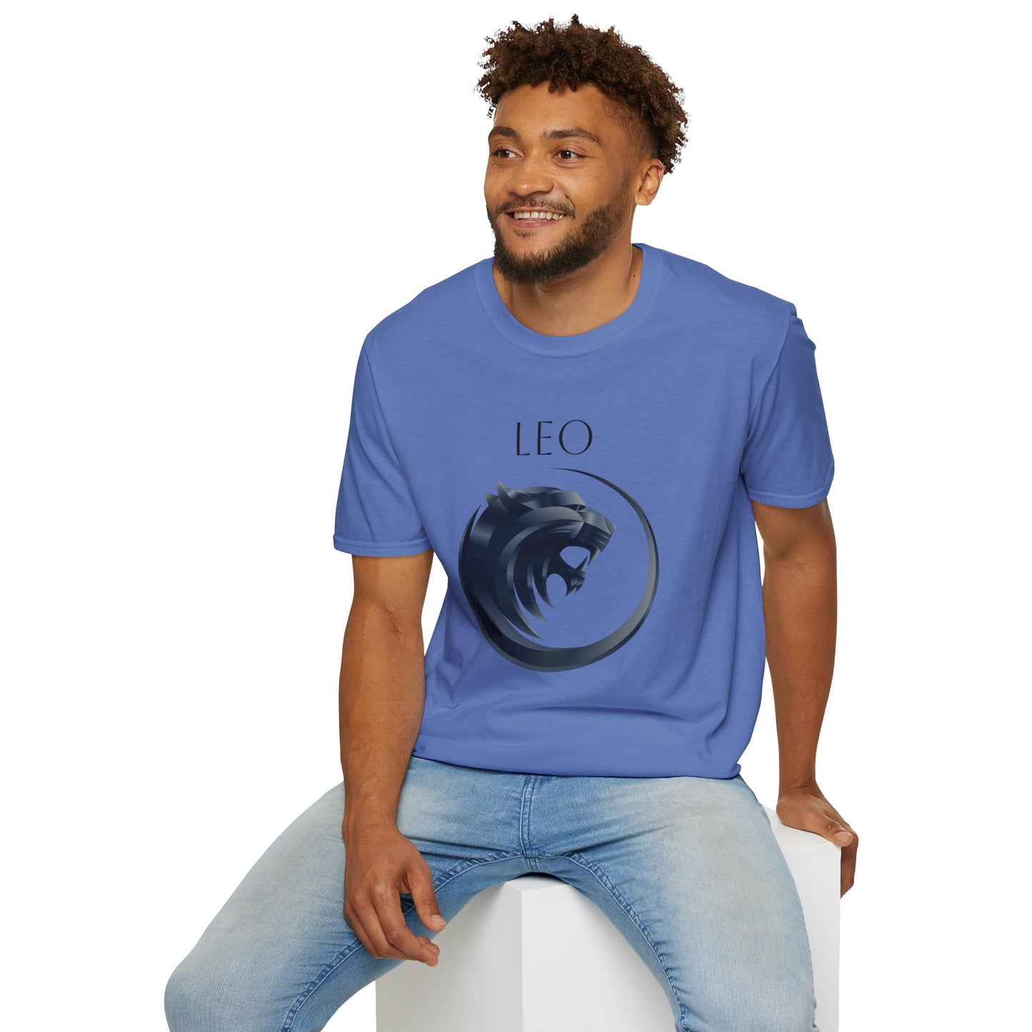 LEO - Unisex Softstyle T-Shirt 100% Cotton Graphic
