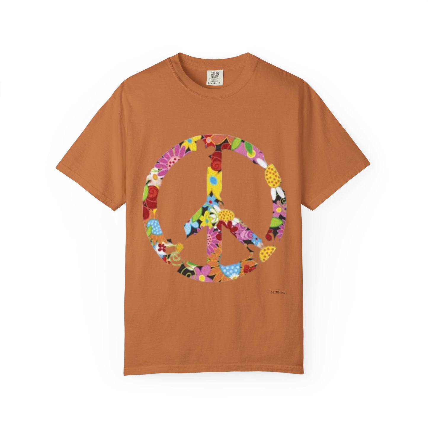 Peace Sign Unisex Garment-Dyed T-shirt