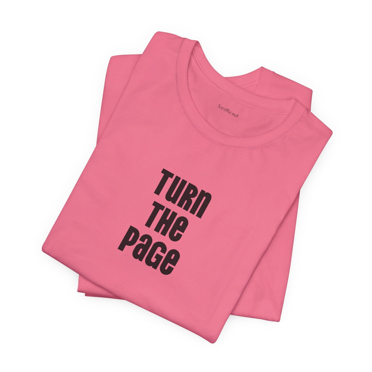 Turn the Page - Unisex Jersey Short Sleeve Tee