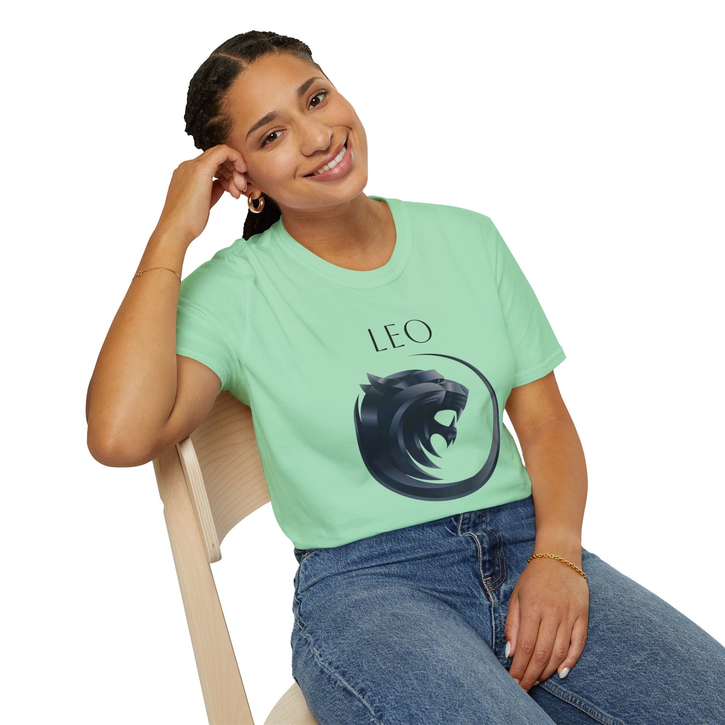 LEO - Unisex Softstyle T-Shirt 100% Cotton Graphic