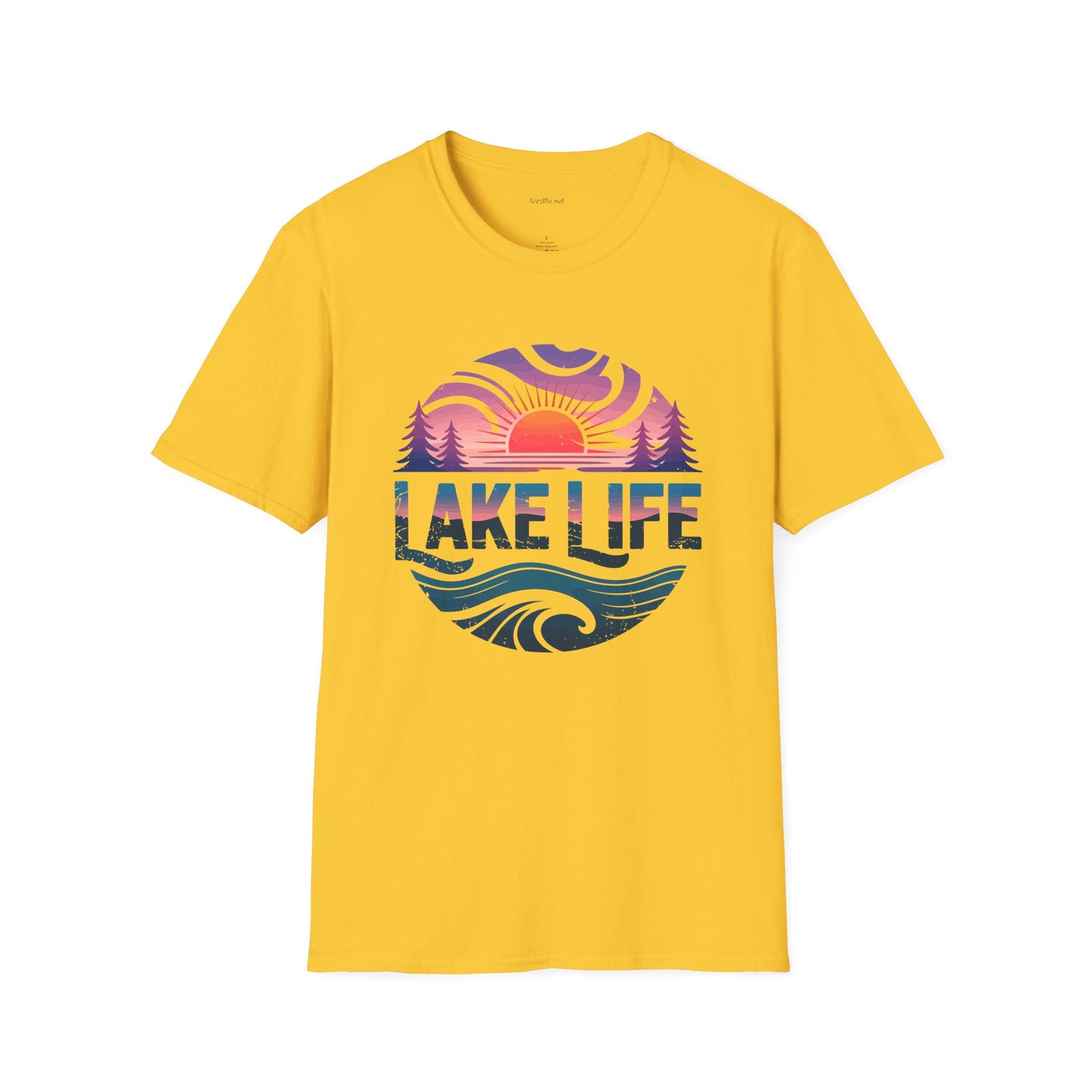 Lake Life - Unisex Softstyle T-Shirt 100% Cotton Graphic