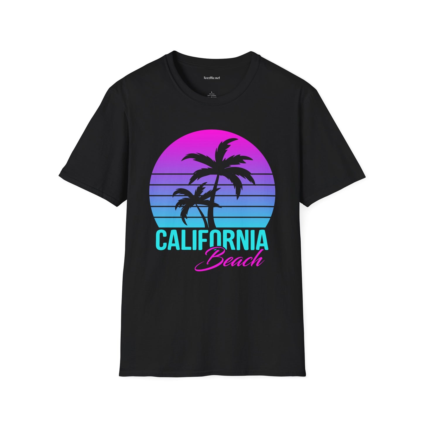 California Beach Unisex Softstyle T-Shirt 100% Cotton