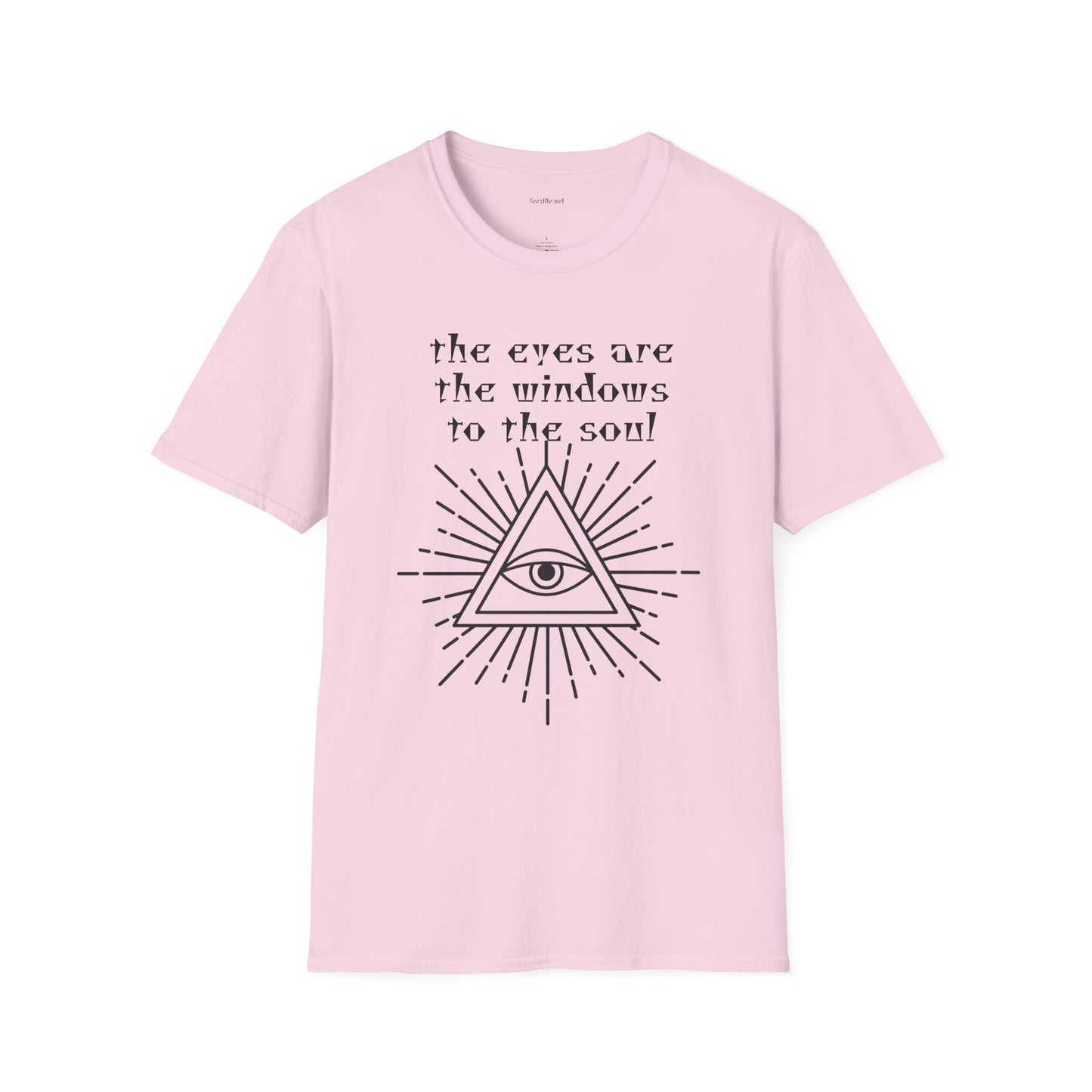 The eyes are the windows to the soul - Unisex Softstyle T-Shirt 100% Cotton Graphic