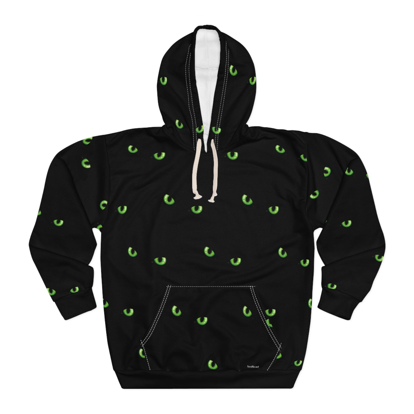 Green Cat Eyes Unisex Pullover Hoodie