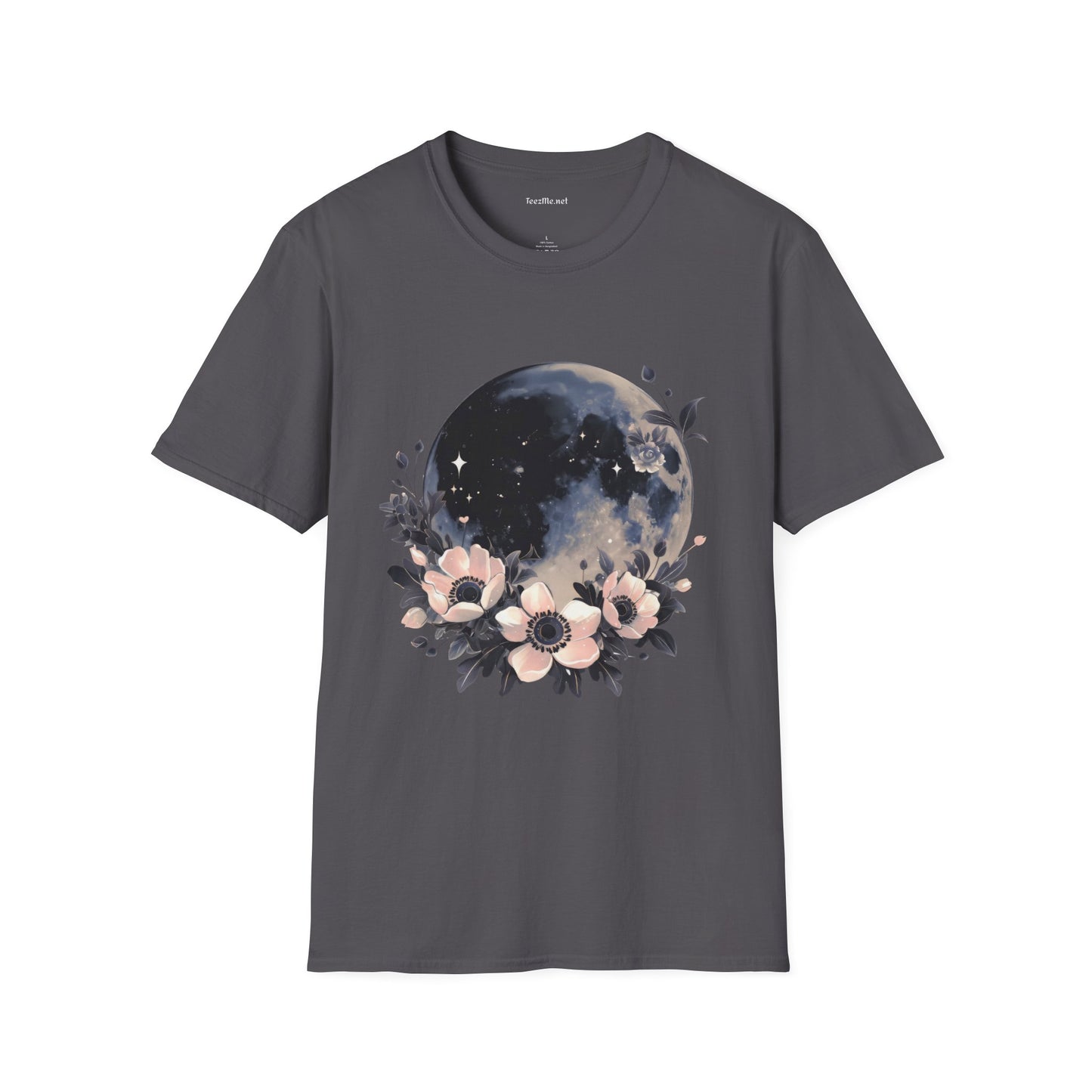 BOHO Black Moon - Unisex Softstyle T-Shirt 100% Cotton Graphic