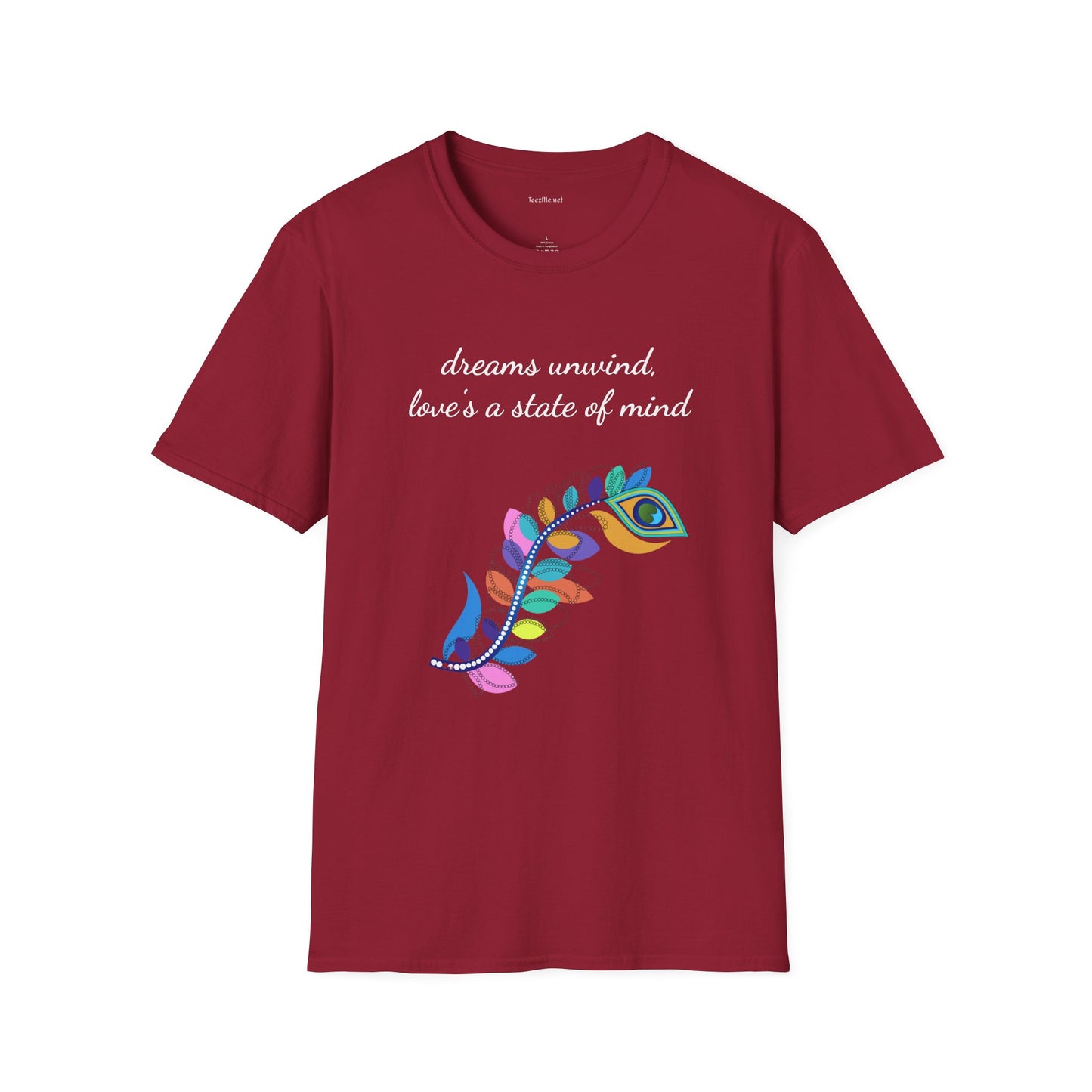 Dreams unwind - Unisex Softstyle T-Shirt 100% Cotton Graphic