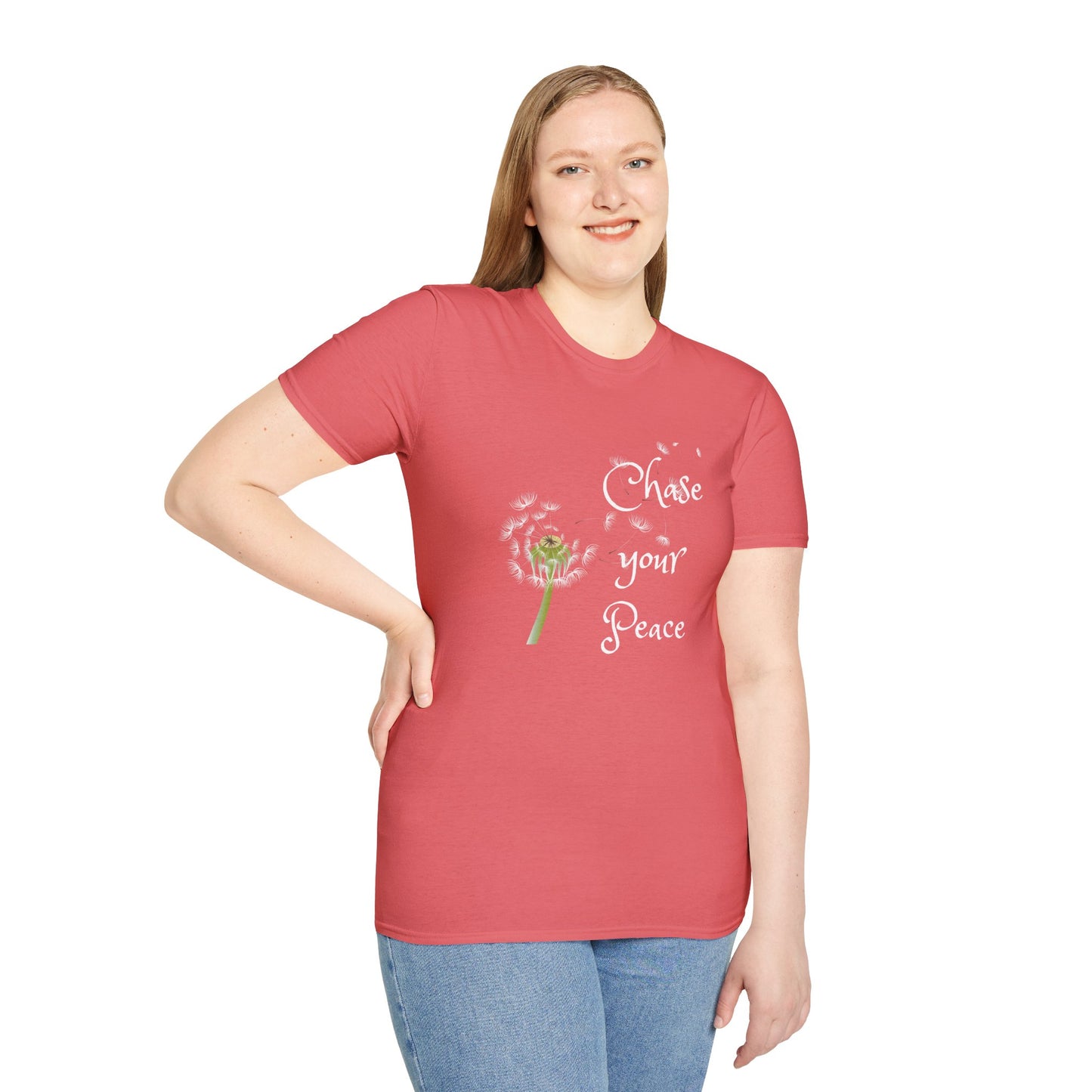 Chase your Peace - Unisex Softstyle T-Shirt 100% Cotton Graphic