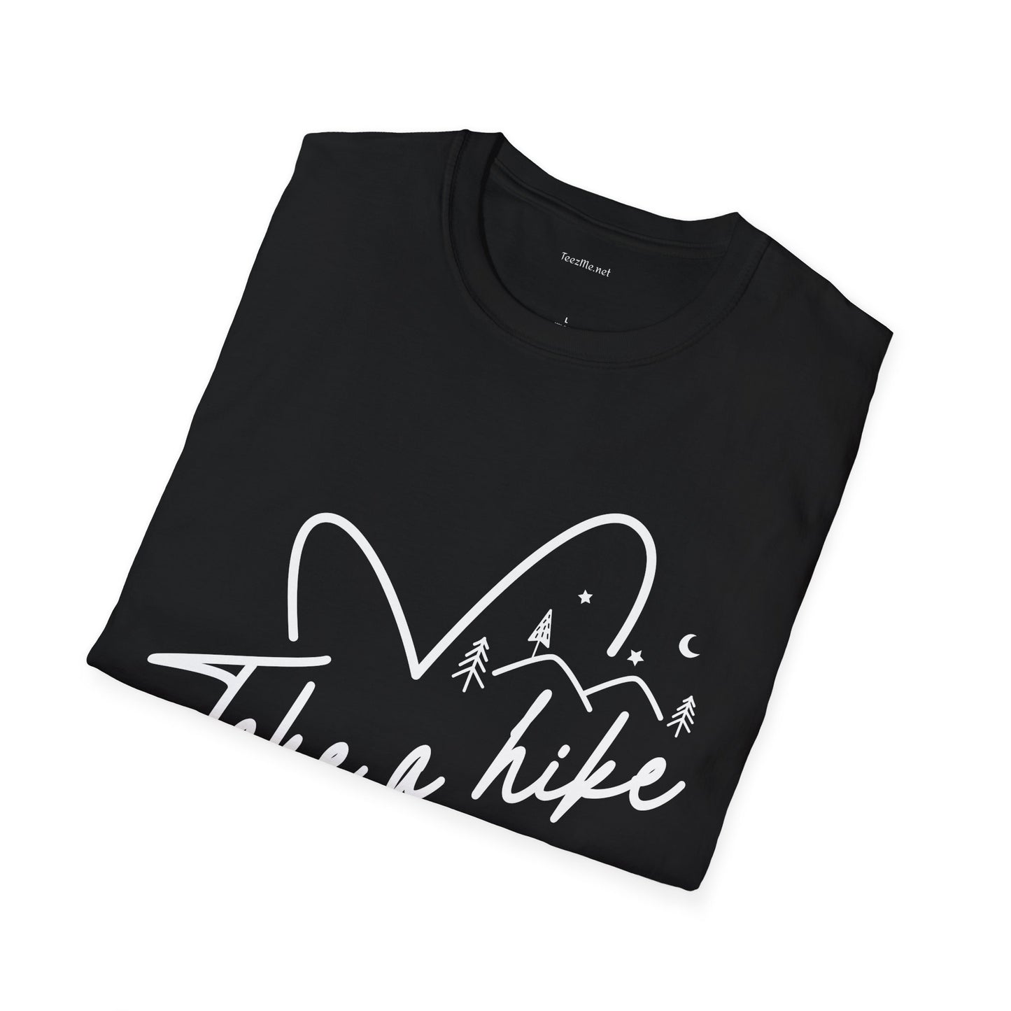 Take a Hike (white) - Unisex Softstyle T-Shirt 100% Cotton Graphic
