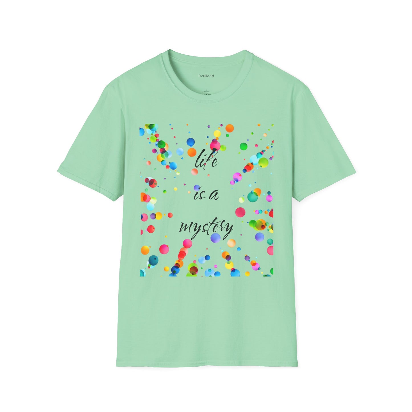 Life is a mystery - Unisex Softstyle T-Shirt 100% Cotton Graphic