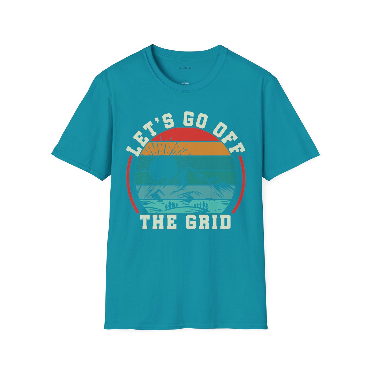 Off Grid - Unisex Softstyle T-Shirt 100% Cotton Graphic